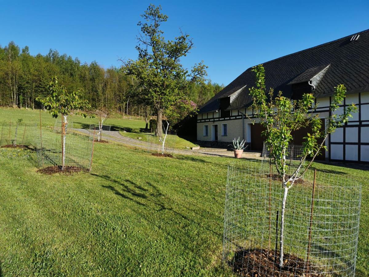 Ferienwohnung "Am Saalehaken" Gossitz Zewnętrze zdjęcie